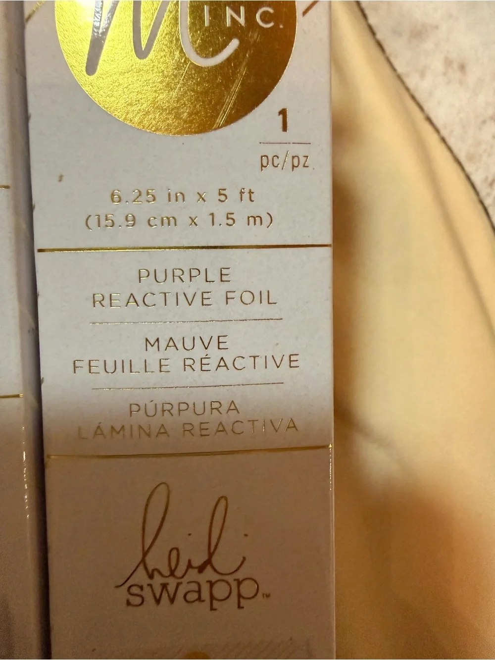 Heidi Swapp Purple Reactive Foil Roll lot of 10
